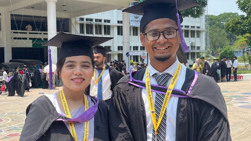 বন্ধুত্ব থেকে প্রেম-বিয়ে, এবার উচ্চশিক্ষার জন্য ইউরোপ যাত্রা